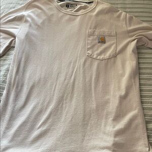 Carhartt Men's Cream short sleeve work force  Shirt